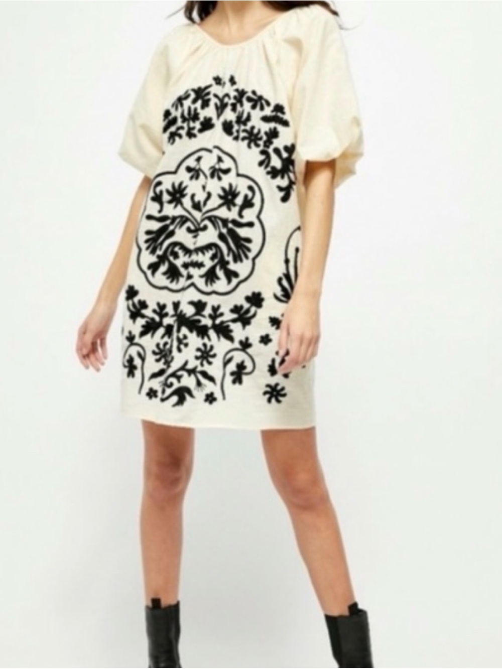 New free people embroidered cotton dress Fiona